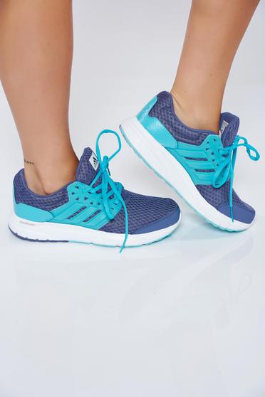 Kék Adidas hétköznapi a talp nagyon könnyű sport cipő függőleges csíkok