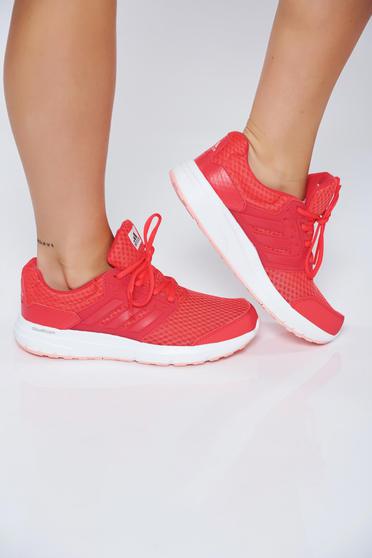 Korall Adidas hétköznapi lapos talpú sport cipő fűzővel köthető meg