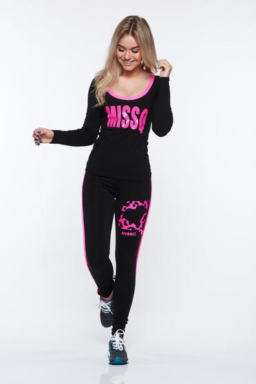 Pink MissQ szűk szabás sportos szett rugalmas anyag