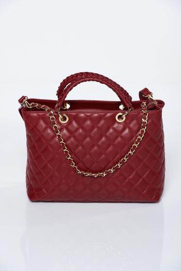 Burgundy irodai táska műbőr