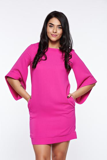 Pink LaDonna elegáns bő szabás ruha belső béléssel zsebes