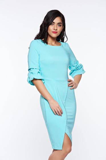 Mint LaDonna elegáns ceruza ruha enyhén elasztikus szövet átfedéses