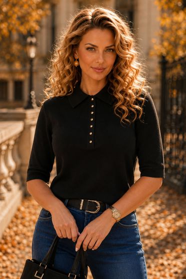 Szett - blúz, farmer, táskák