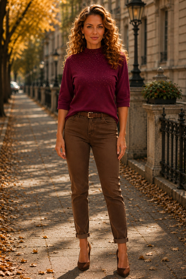 Szett - blúz, farmer