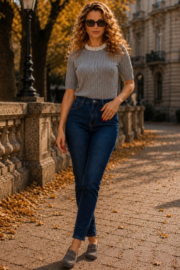 Szett - blúz, farmer
